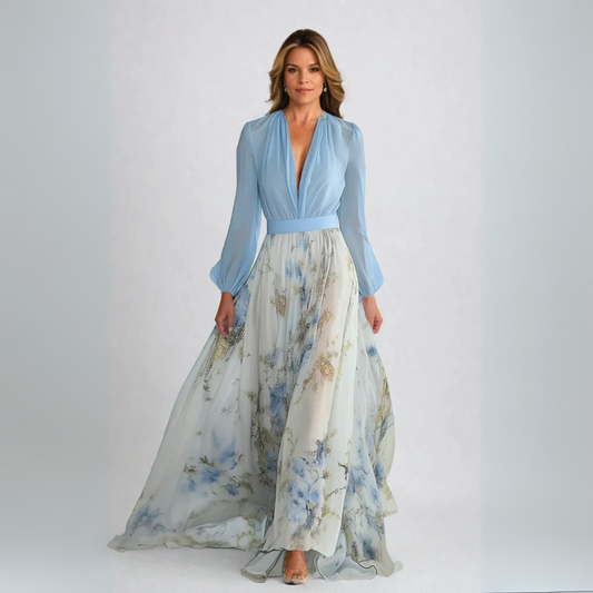 Dolores™ Long Floral Pattern Dress