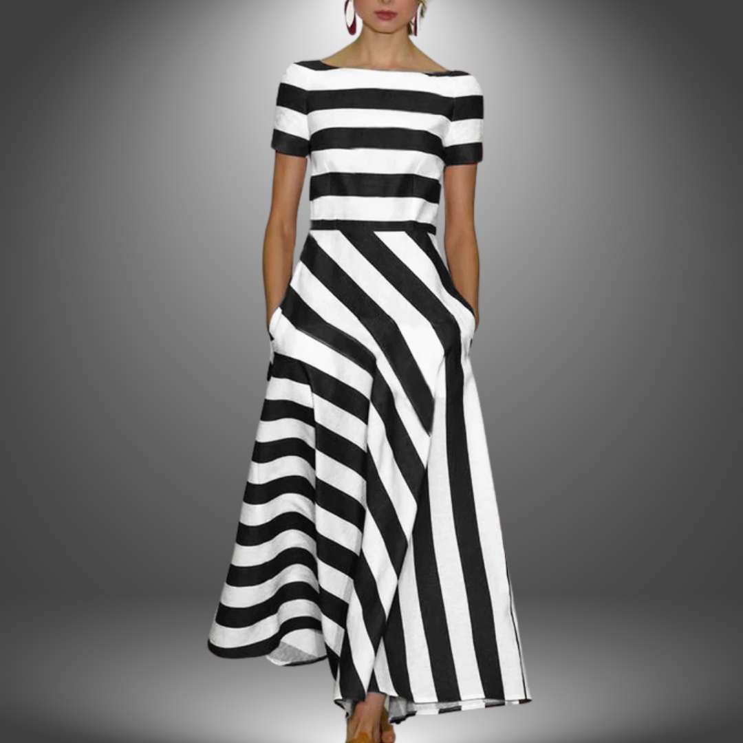 Elynor™ Light & Flowy Striped Dress for Summer Days