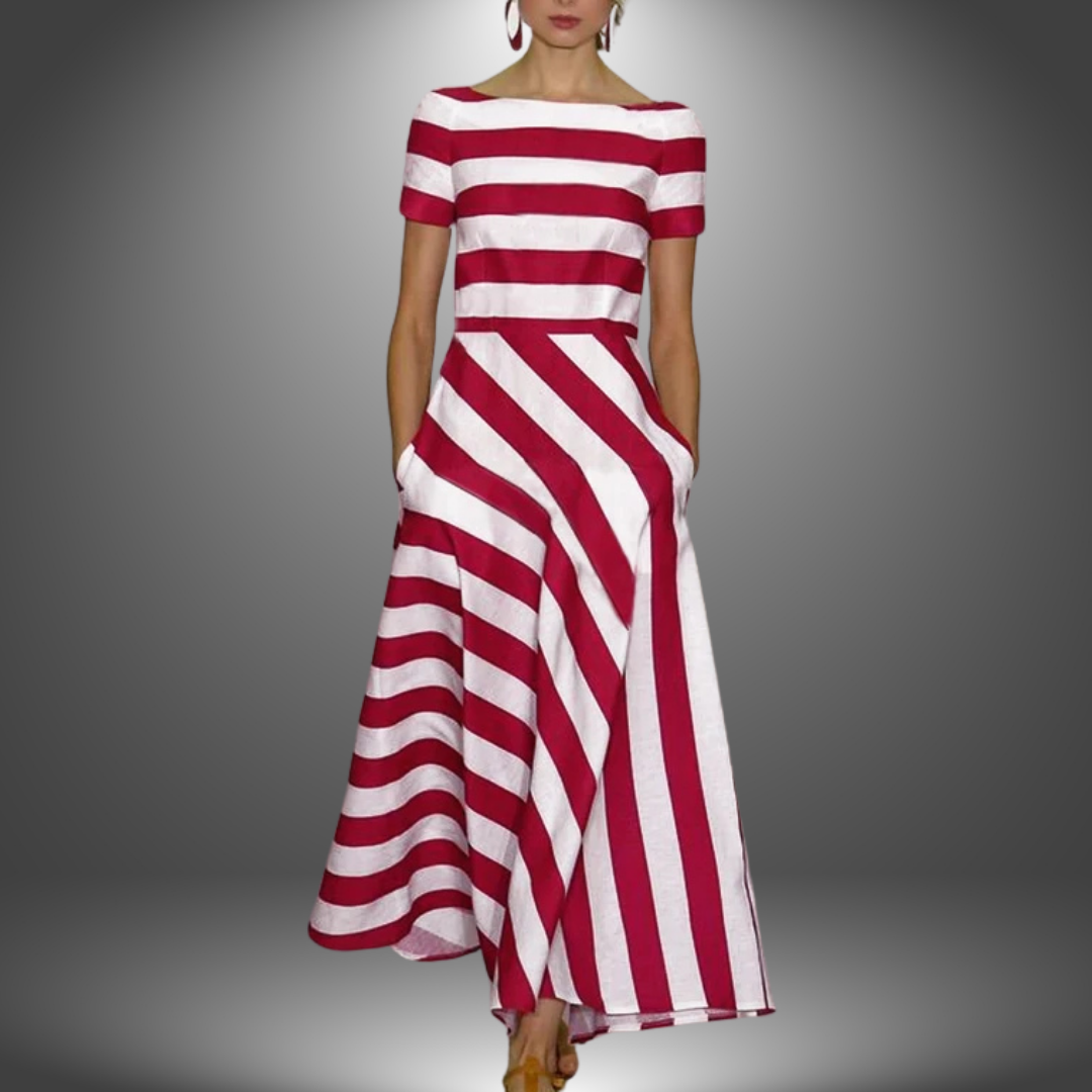 Elynor™ Light & Flowy Striped Dress for Summer Days