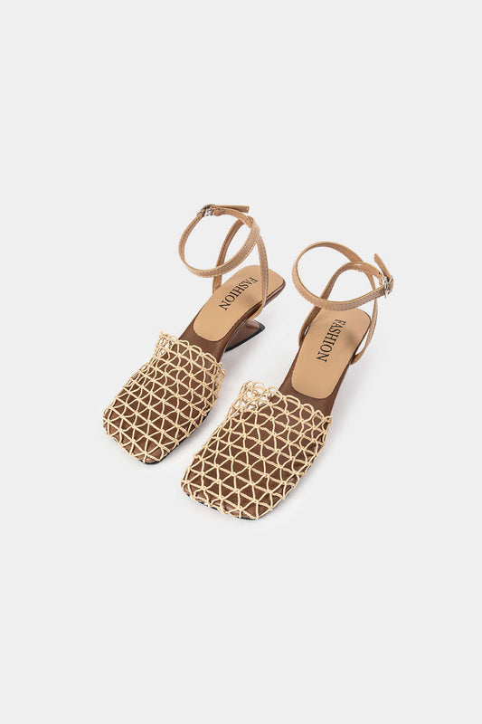 Liza™ Hollow Out Faux Leather Sandals
