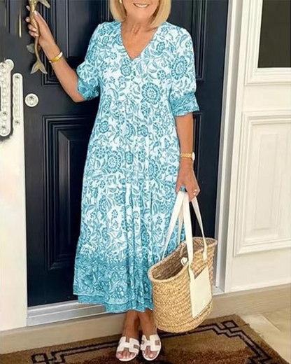 Nia™ | Elegant and Airy Floral Dress