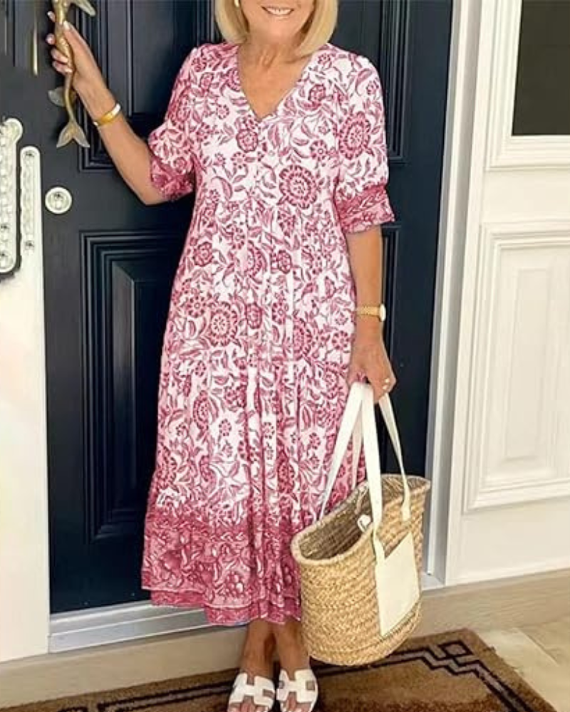 Nia™ | Elegant and Airy Floral Dress