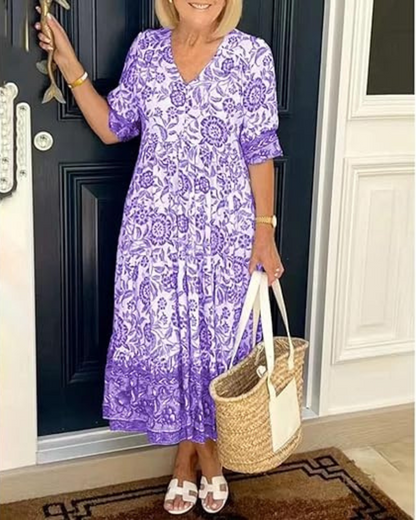 Nia™ | Elegant and Airy Floral Dress
