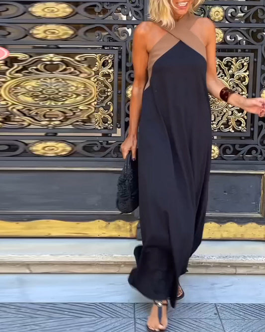 SIENNA Cross Neck Dress